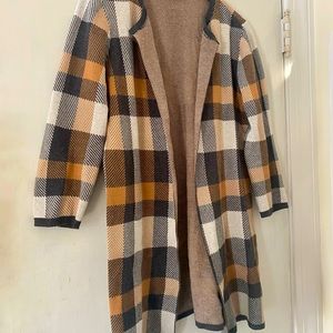 Loft Outlet 3/4 sleeve, open front cardigan